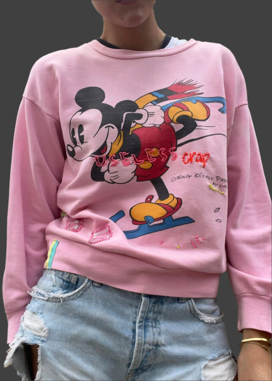 Pink Mickey Mouse Sweat