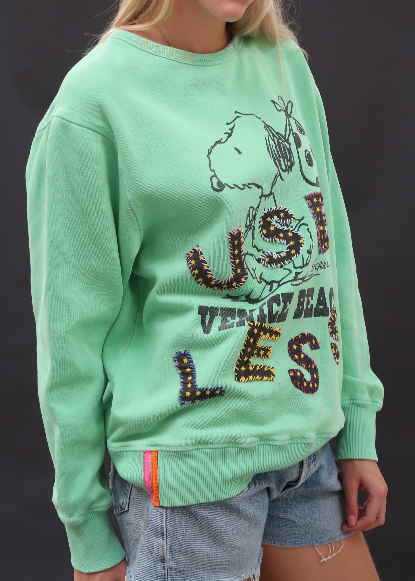 Snoopy Green Sweat