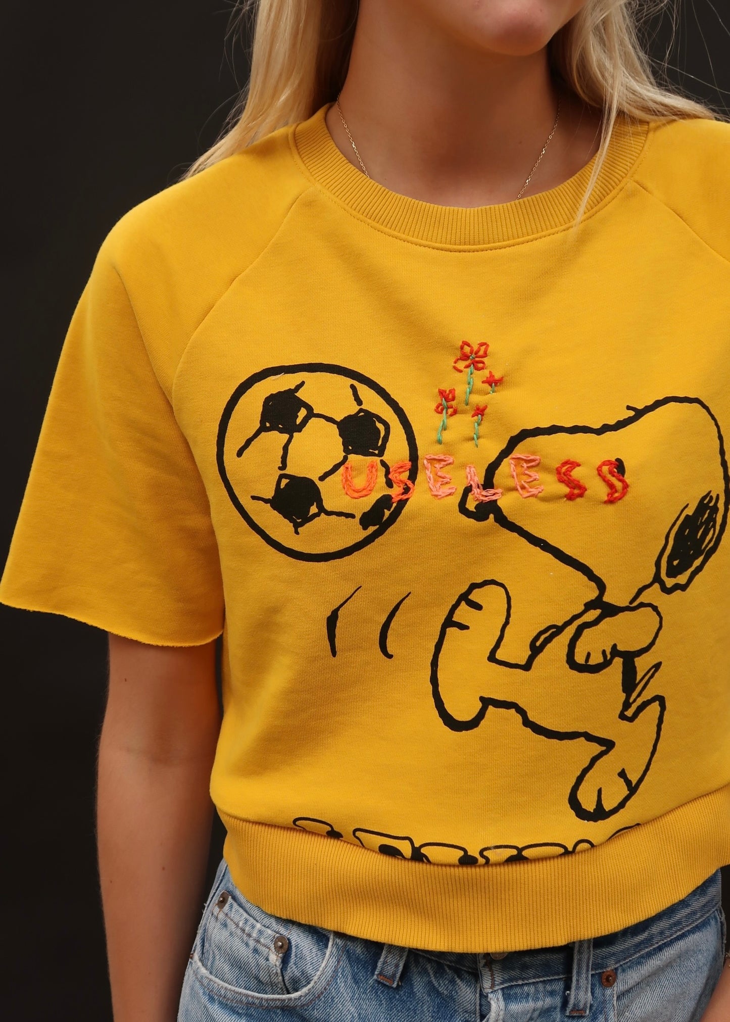 Snoopy Sweat Yellow