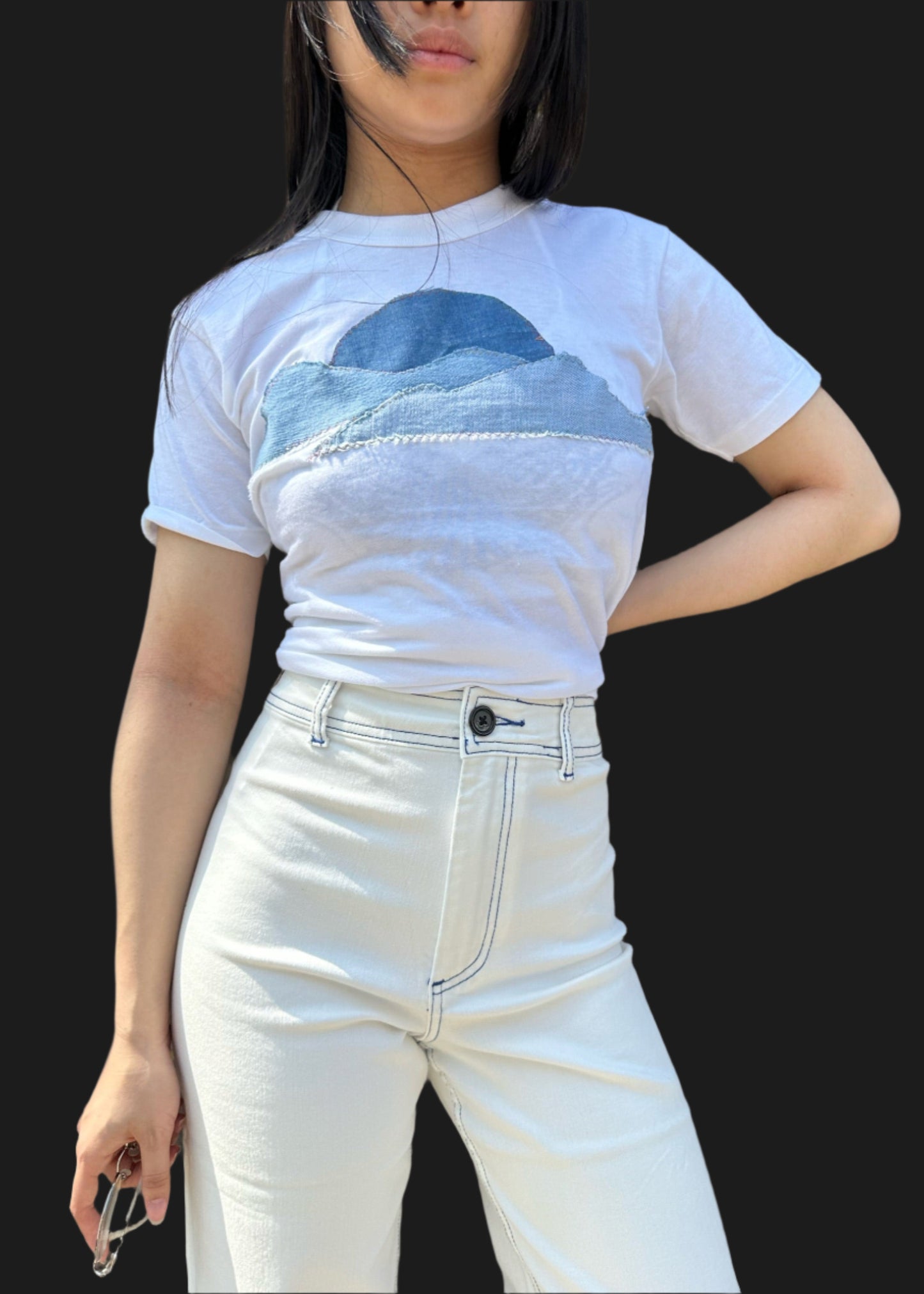 Cloud Appliqué T Shirt