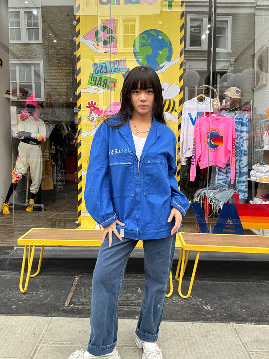 Unisex Blue Workwear Jacket