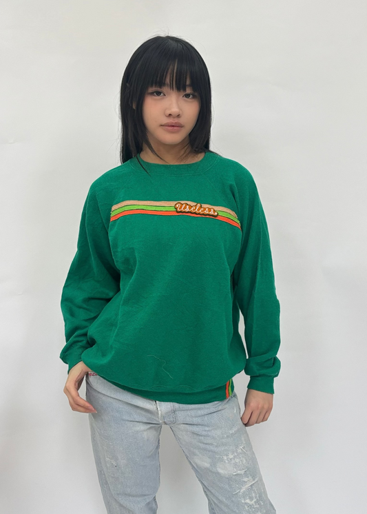 Green Stripe Sweatshirt