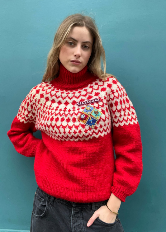 Fair Isle Knit Sweater