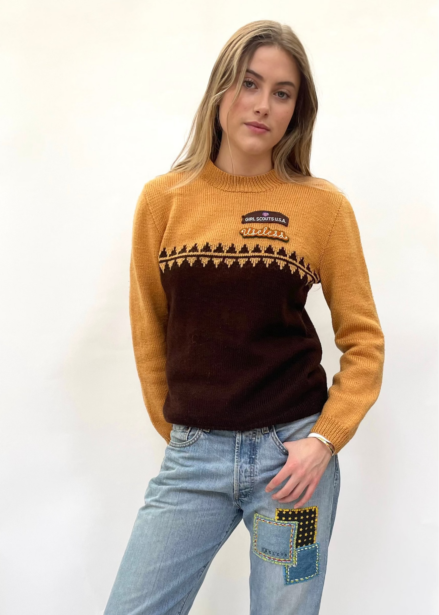 Patched Vintage Knit