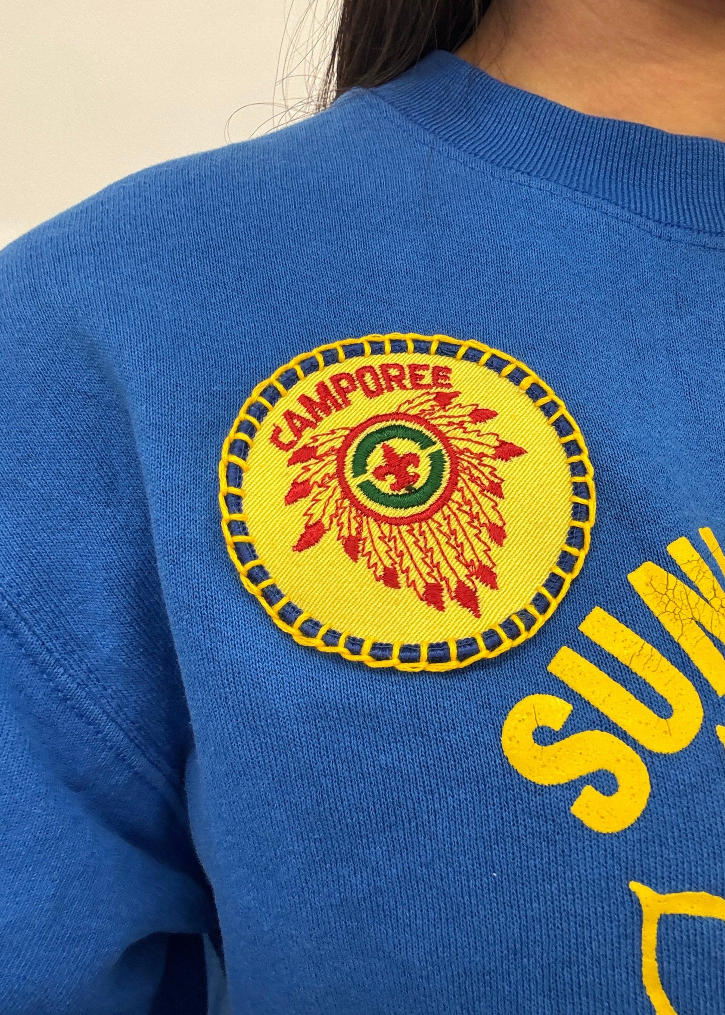 'Sunland Ride' Blue Sweatshirt