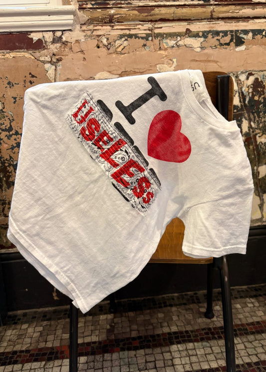 020. I Love Useless White T