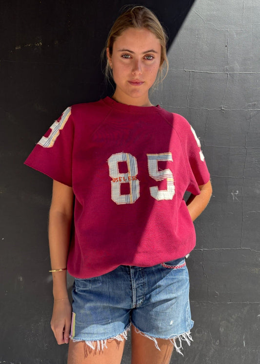 Letterman Short Sleeve Sweat