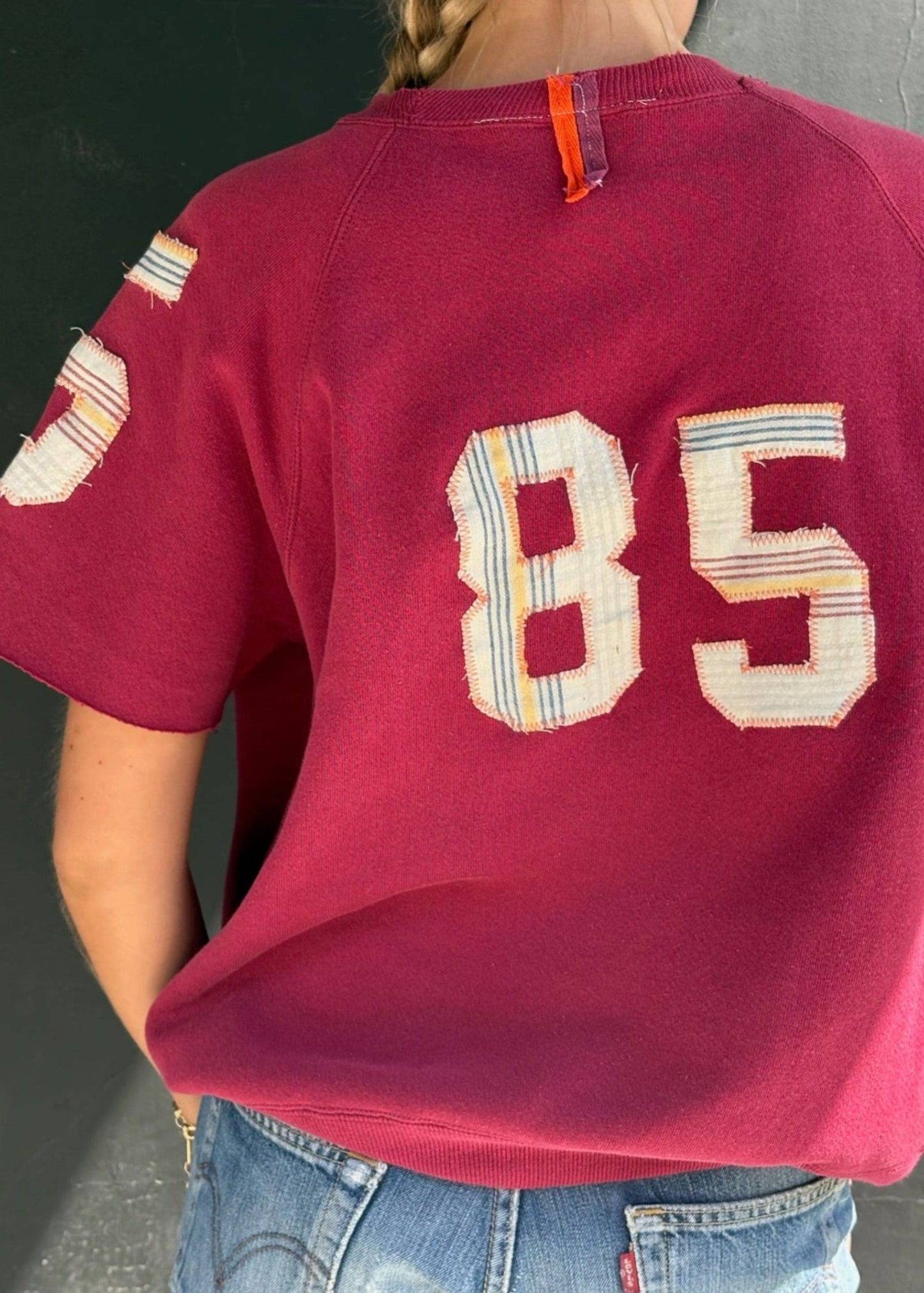 Letterman Short Sleeve Sweat