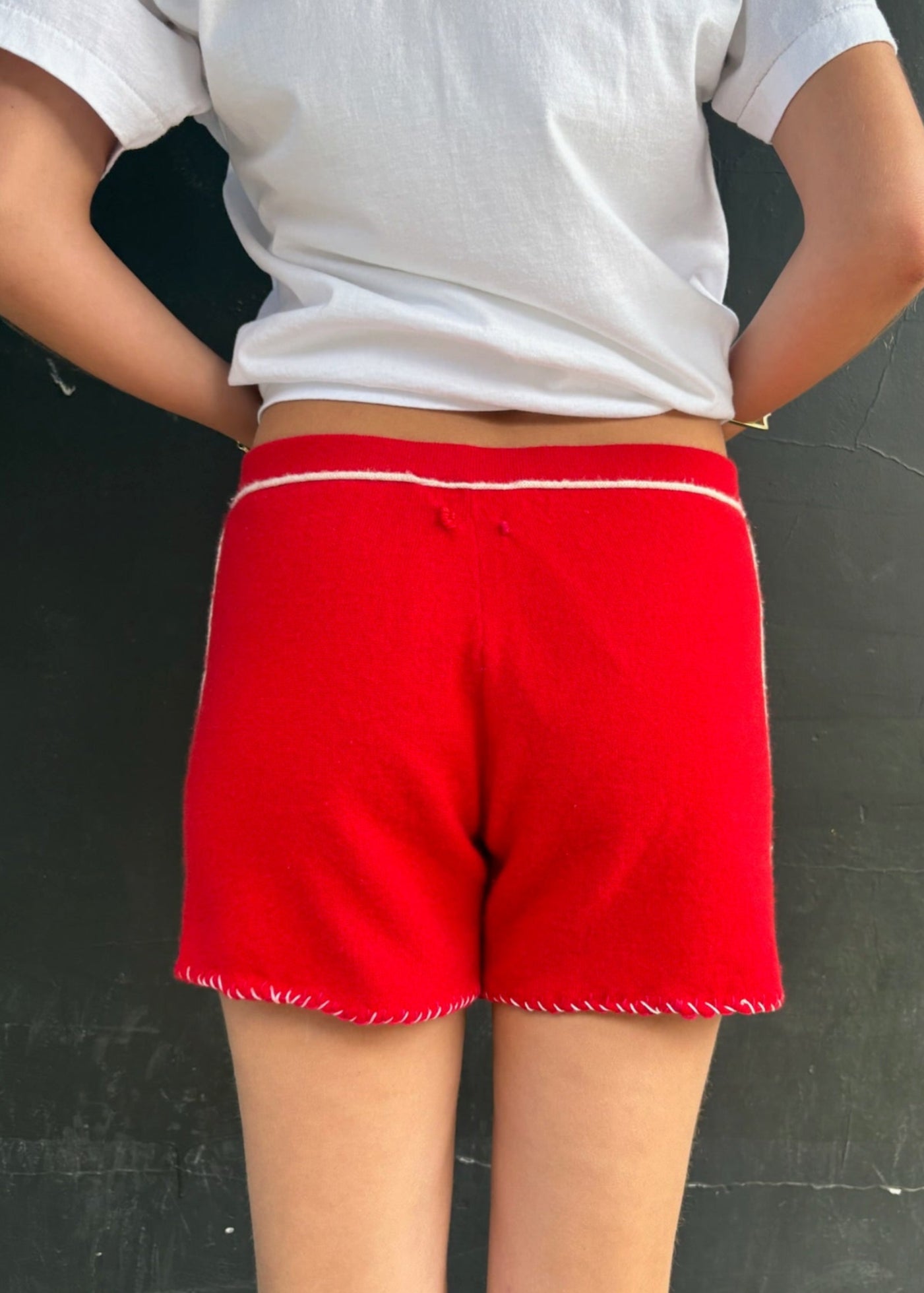 Reworked Cashmere Lounge Shorts