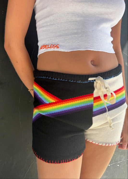 Reworked Cashmere Lounge Shorts