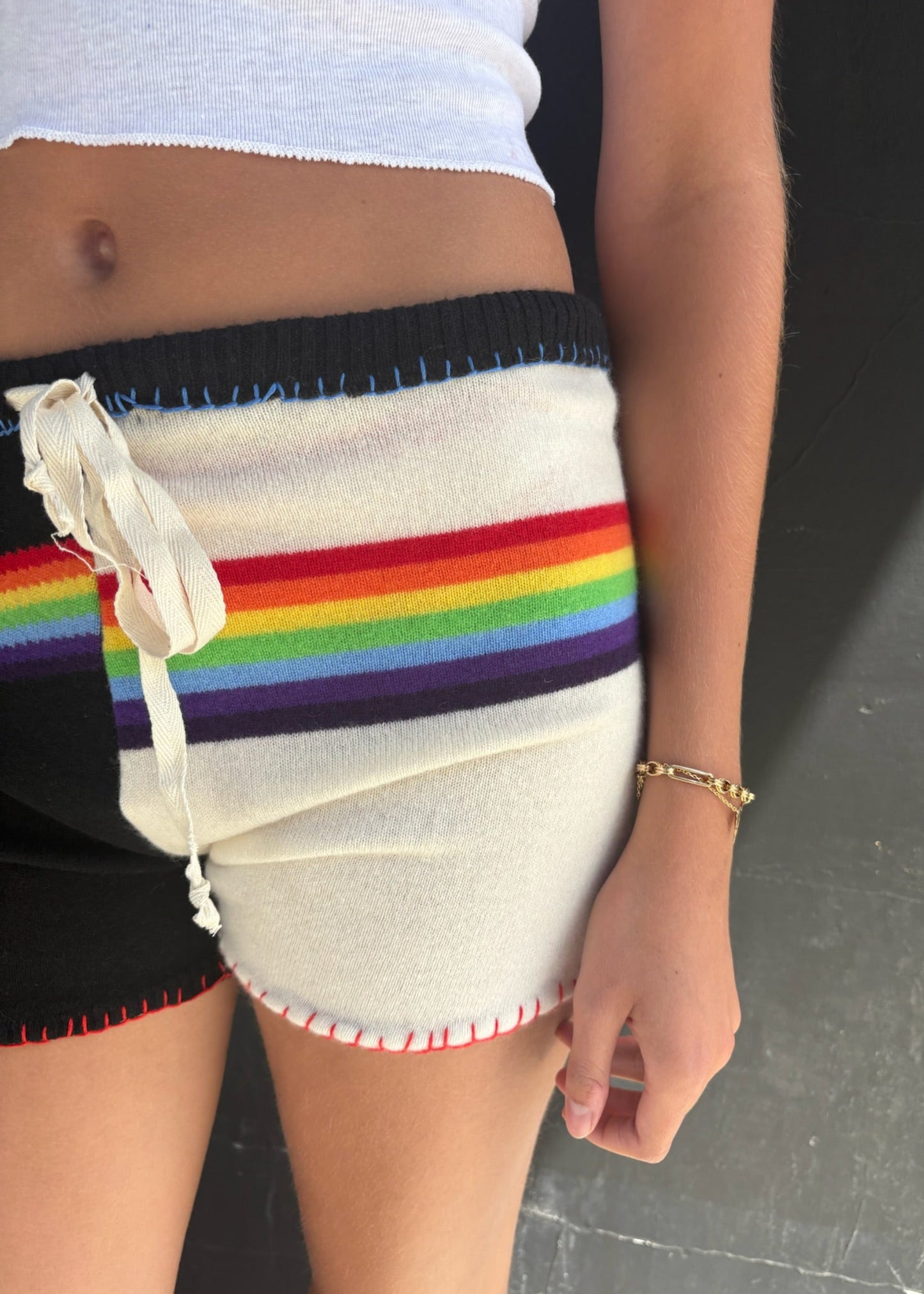 Reworked Cashmere Lounge Shorts