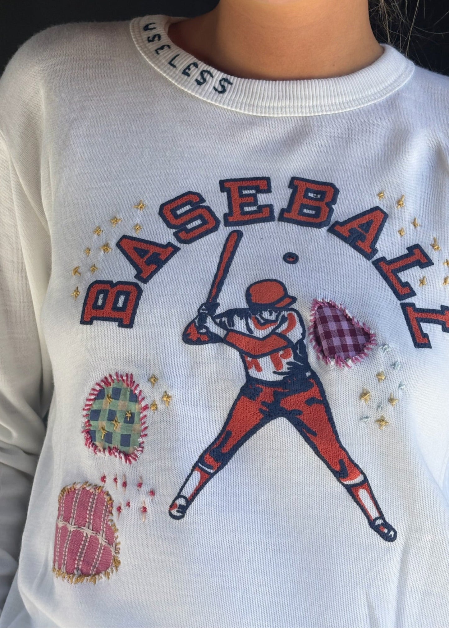 'Baseball' Long Sleeve Sweatshirt
