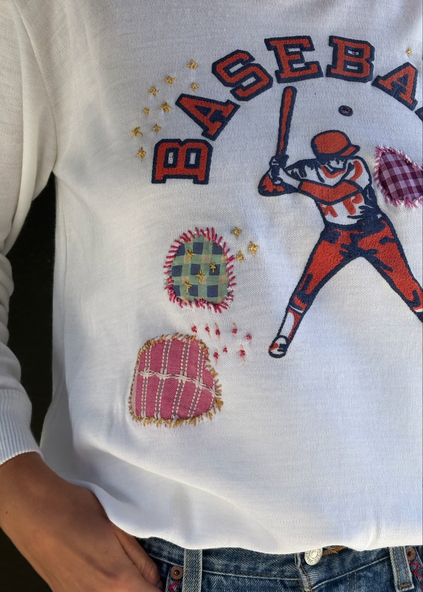 'Baseball' Long Sleeve Sweatshirt