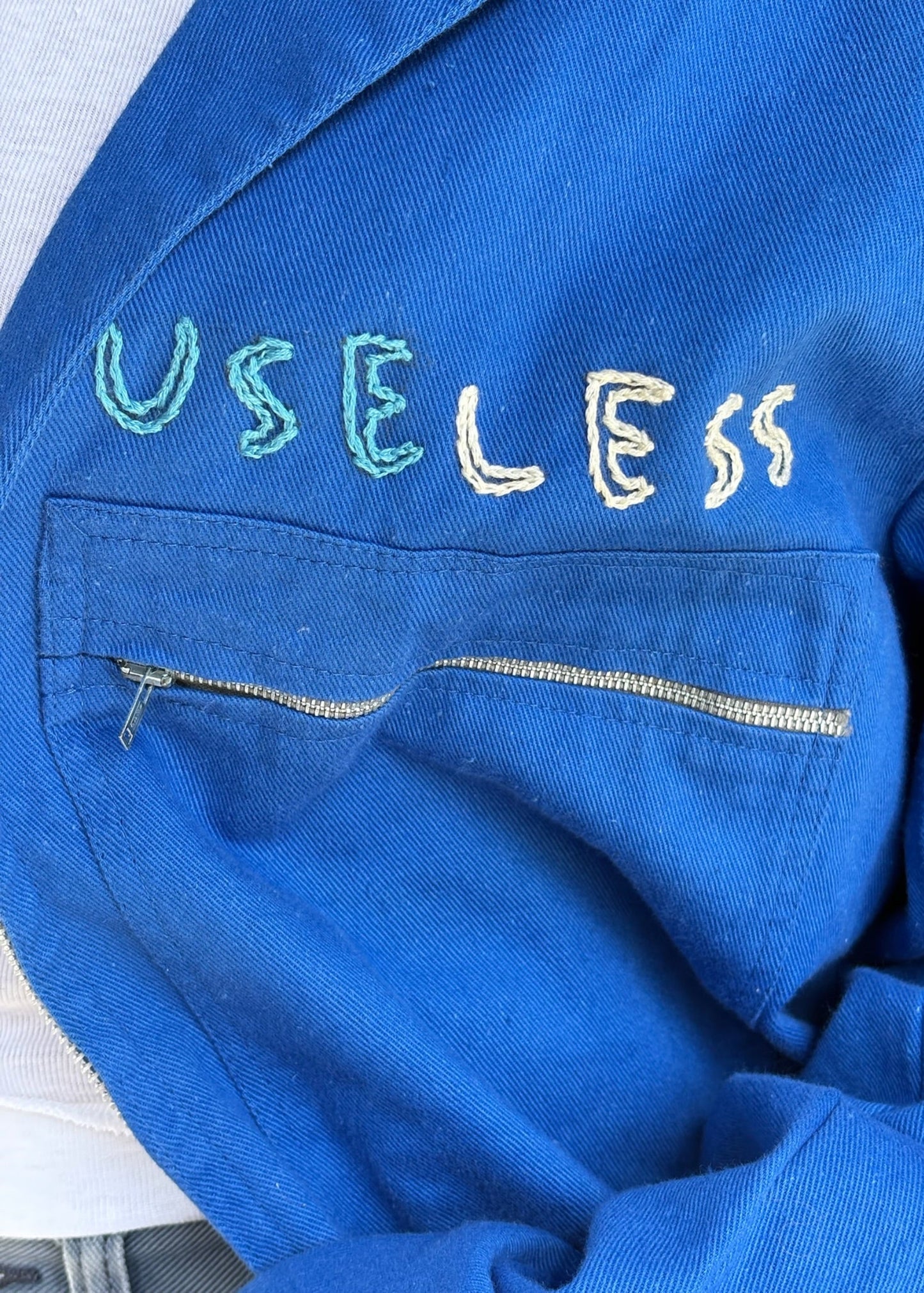 Unisex Blue Workwear Jacket