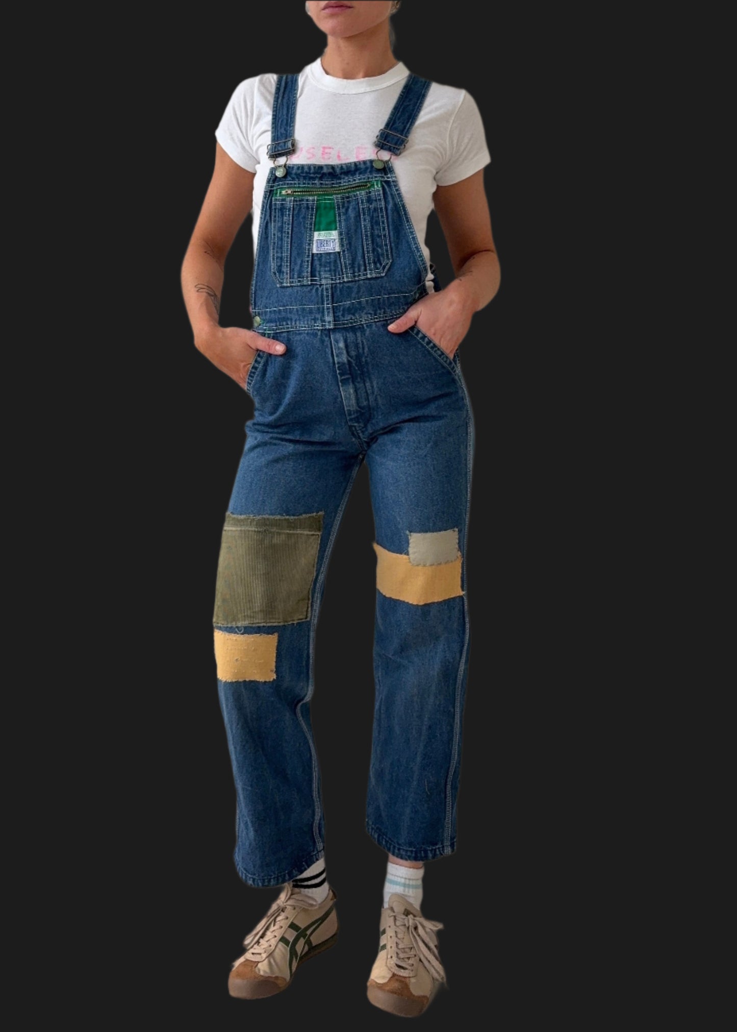 Patched overalls
