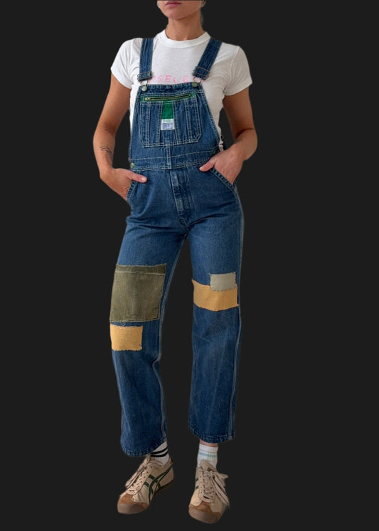 Patched overalls