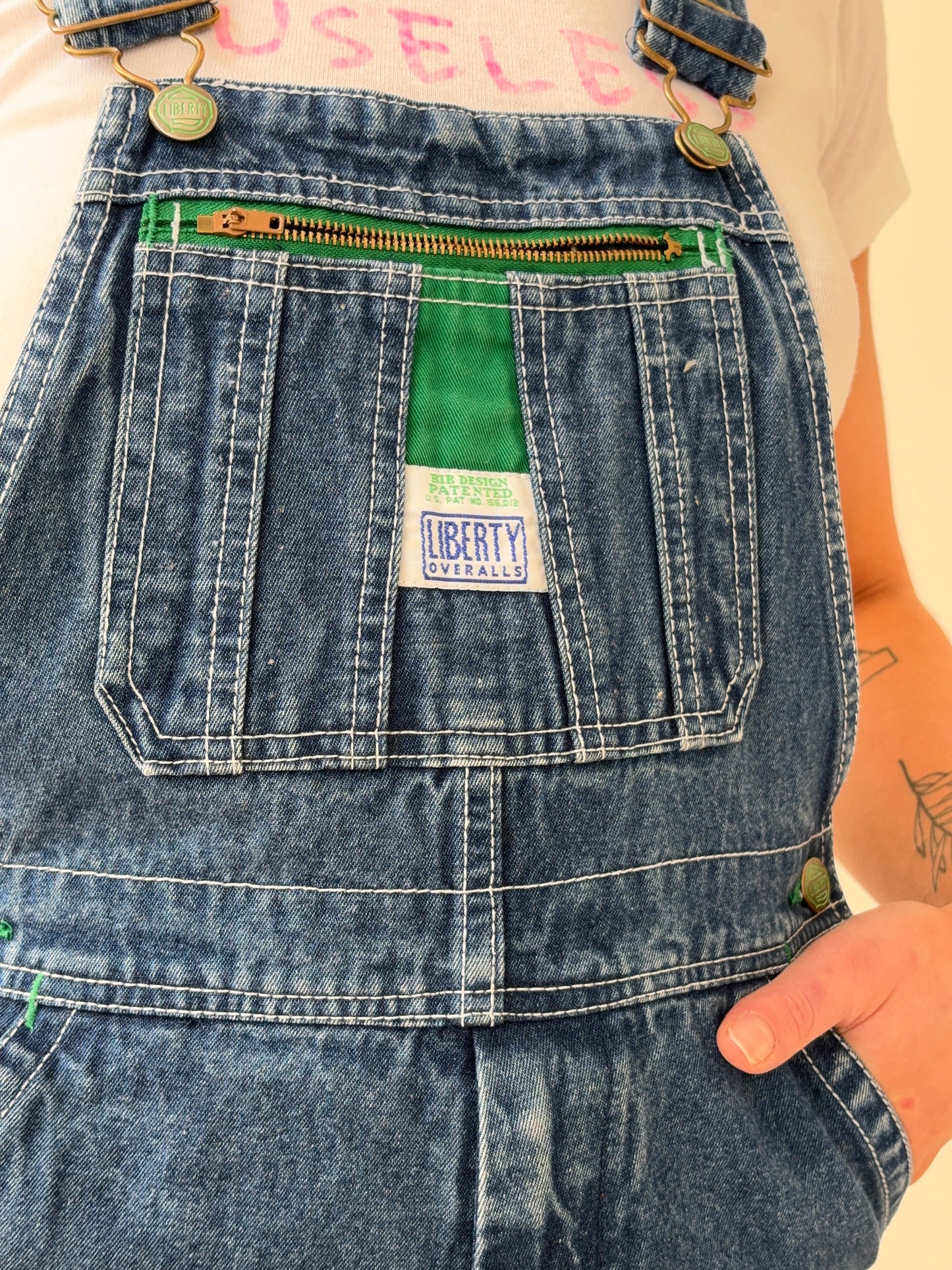 Patched overalls