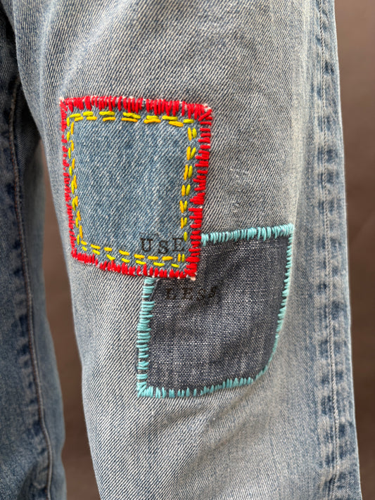 Patched Levi 501s