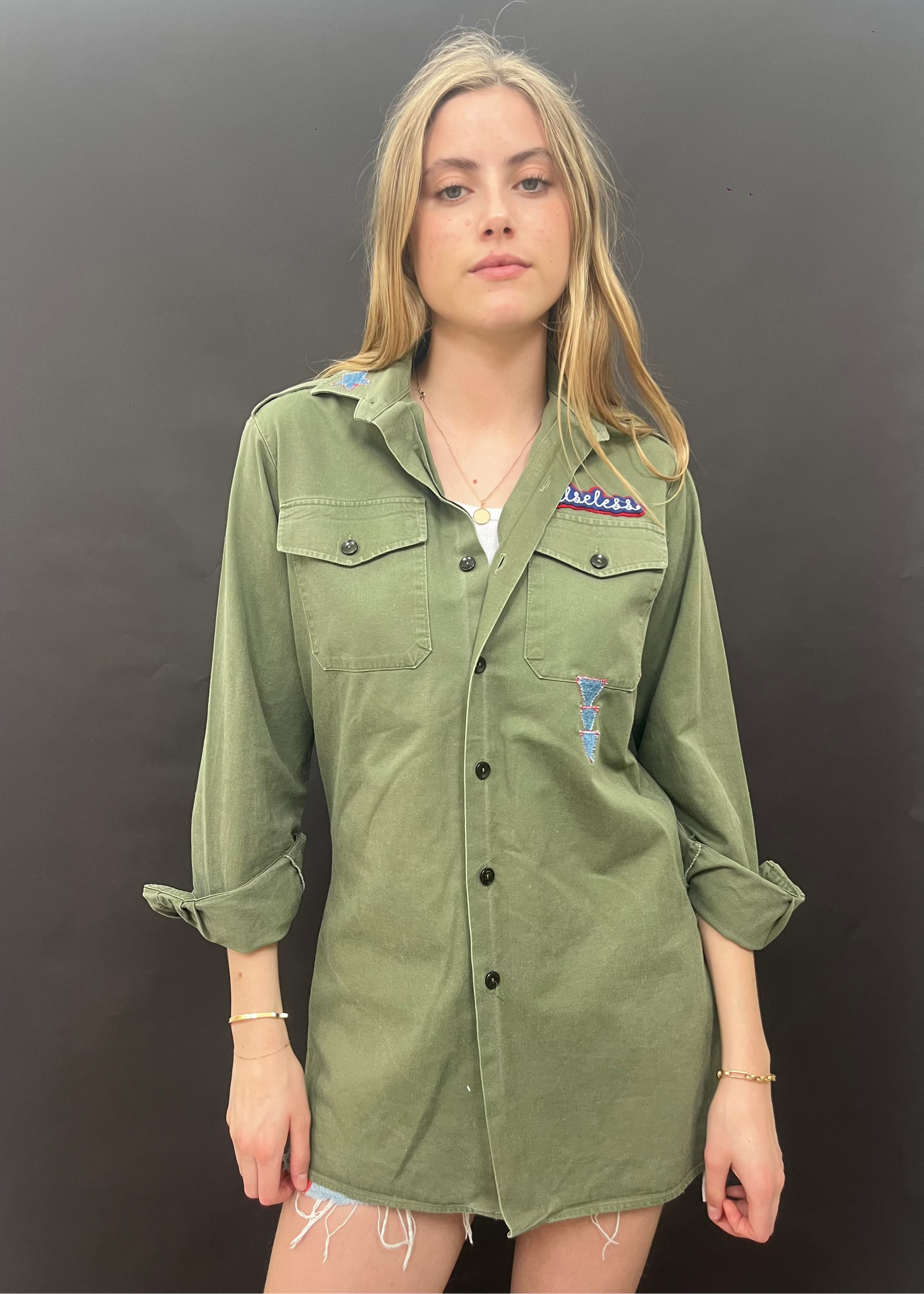 Army Shirt with Patches