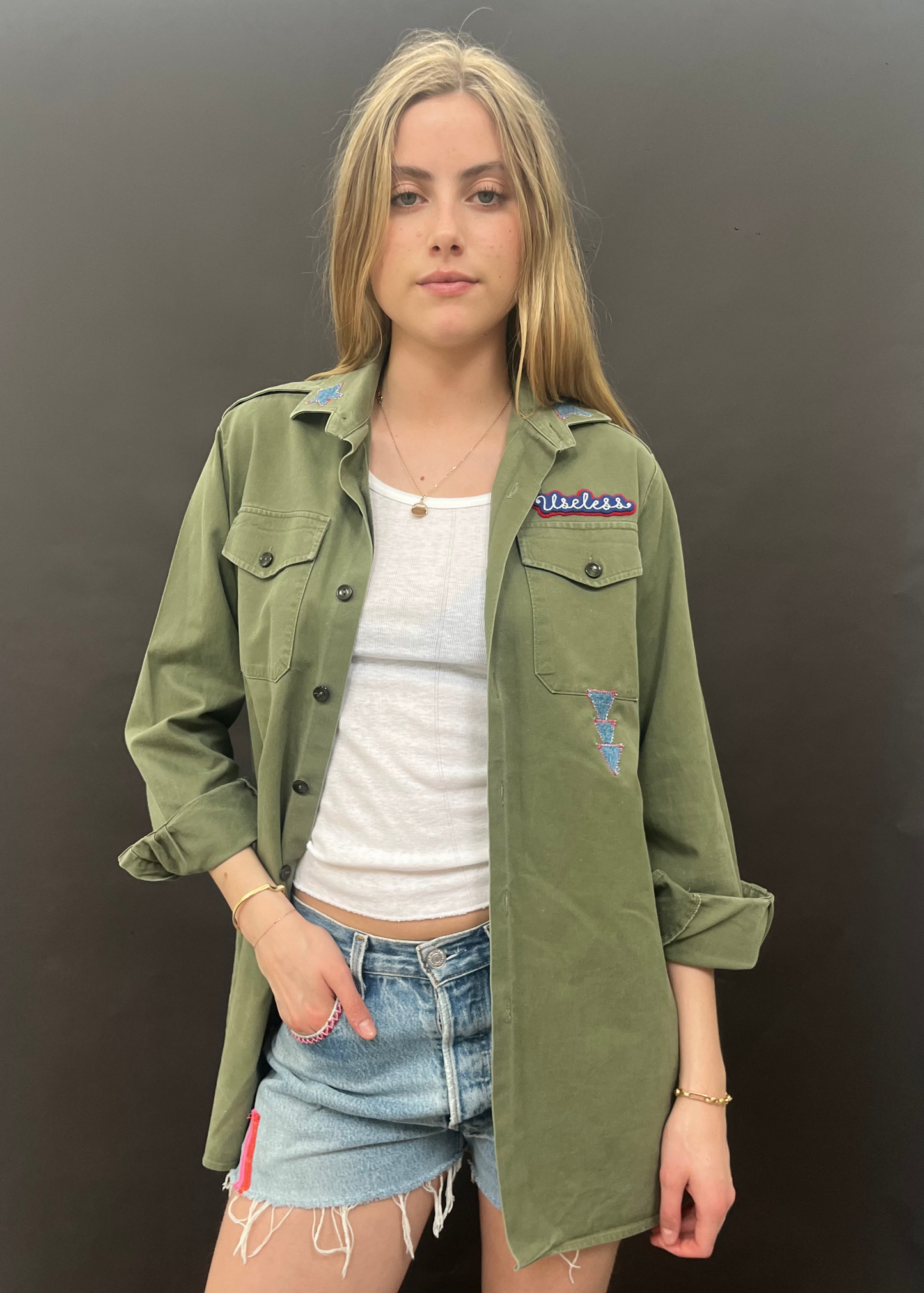 Army Shirt with Patches