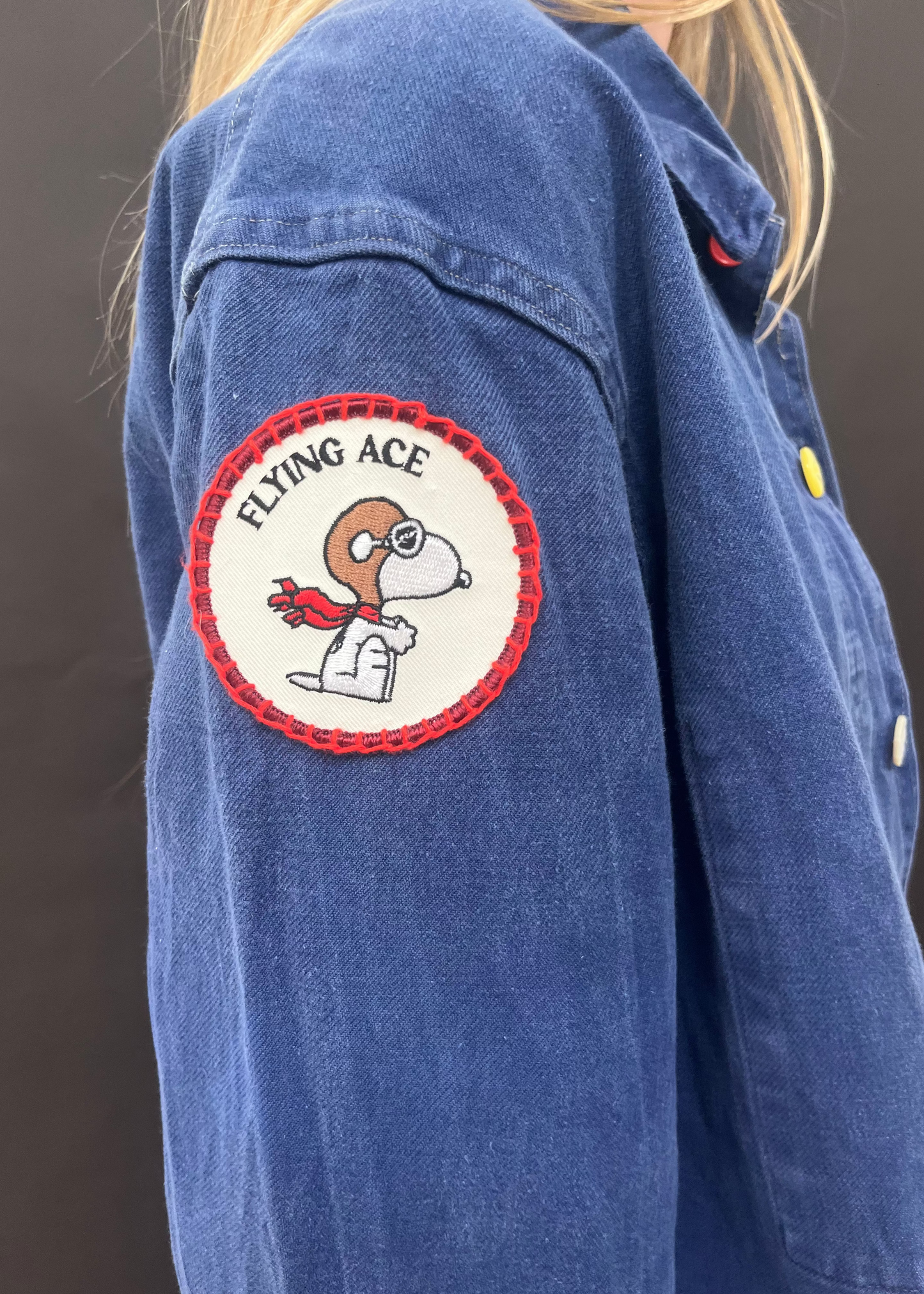 Upcycled Blue Workwear Jacket