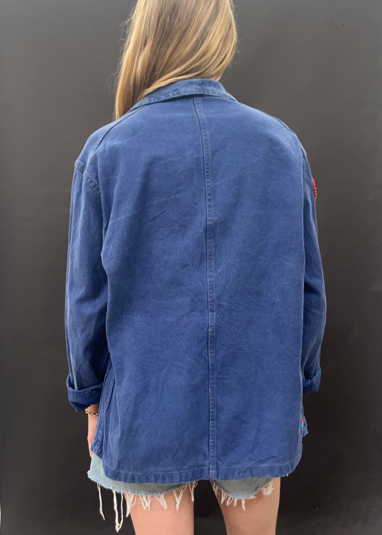 Upcycled Blue Workwear Jacket