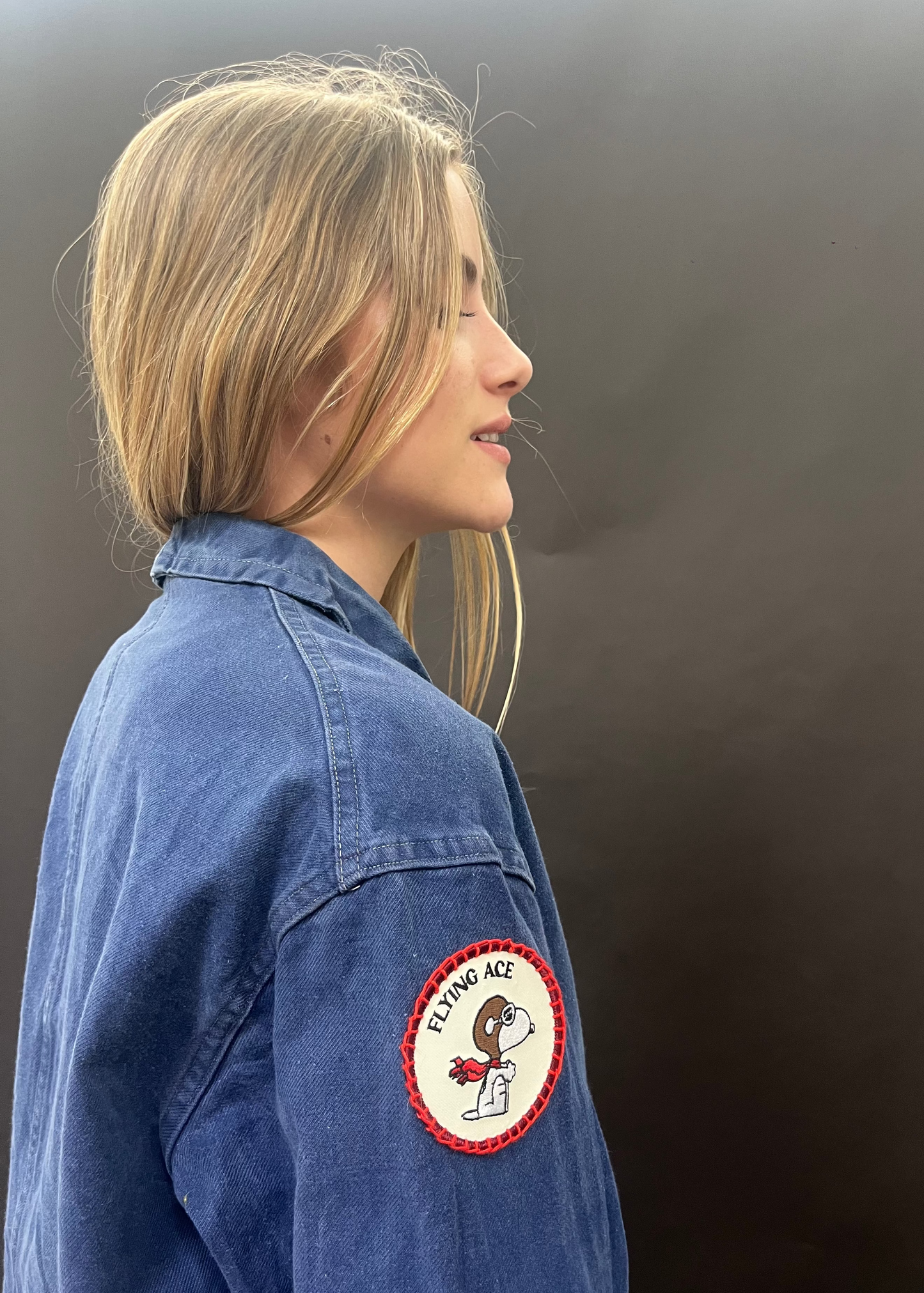 Upcycled Blue Workwear Jacket
