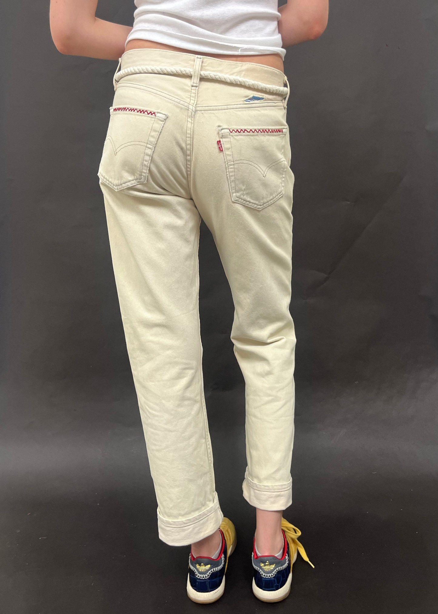 Levi's Zig Zag Stitching Pale Denim