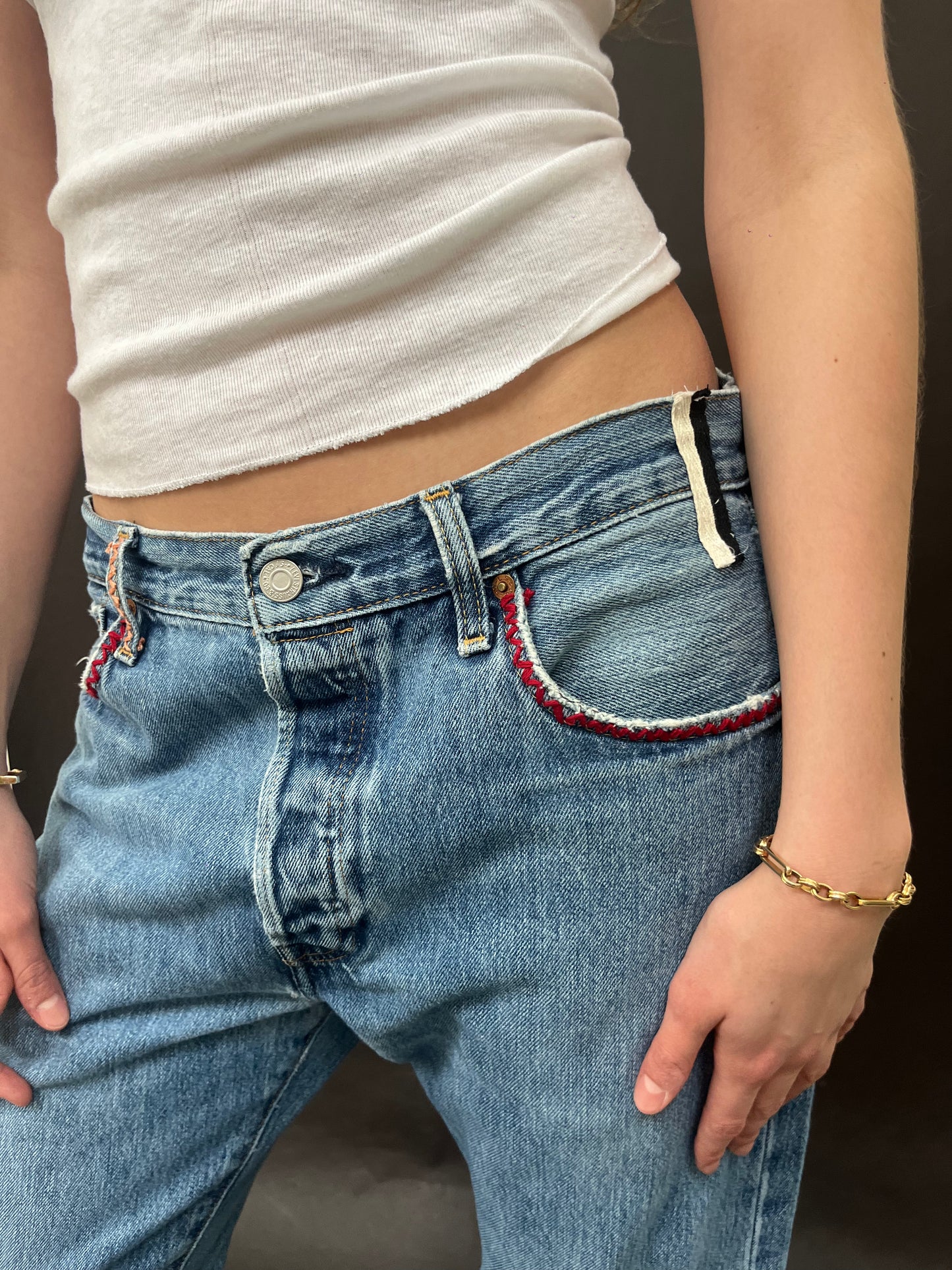 Levi's Zig Zag Stitching