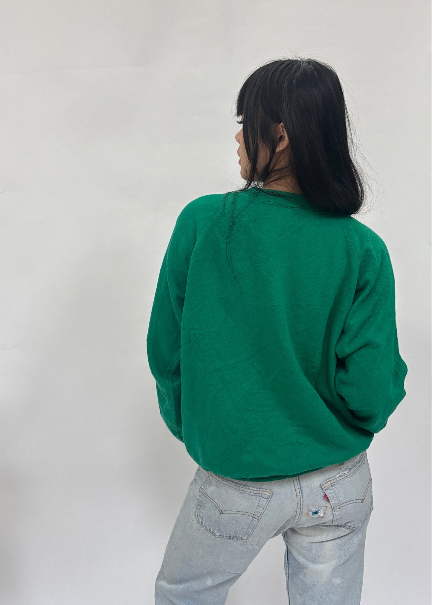 Green Stripe Sweatshirt