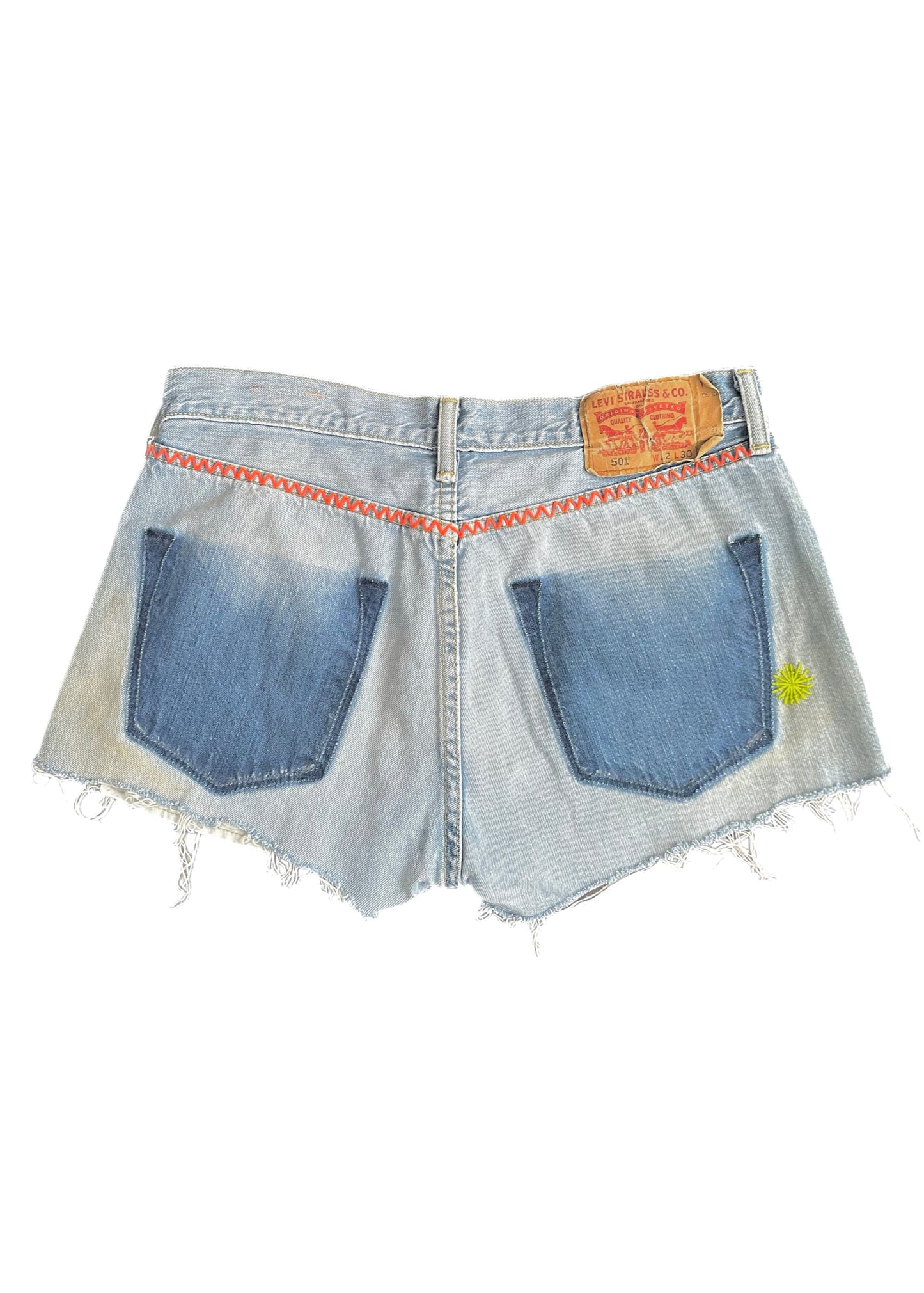 Levi's Cut-Offs With Embroidered Stars