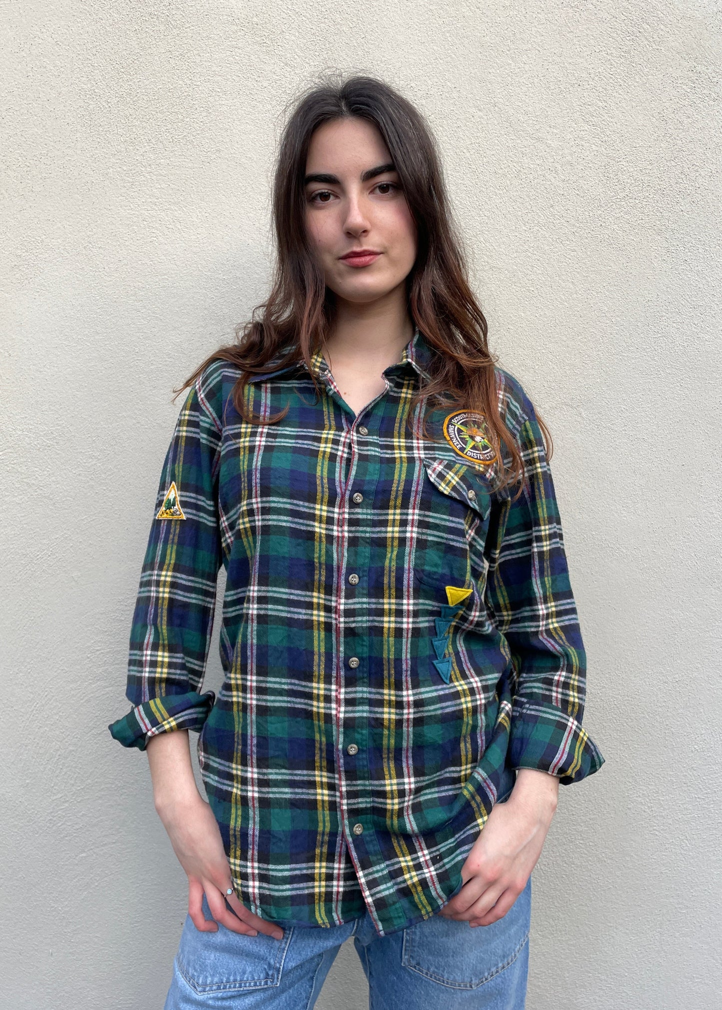 Green Plaid Shirt