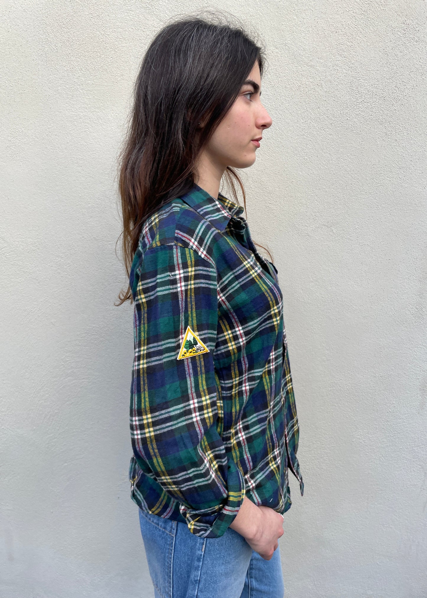 Green Plaid Shirt