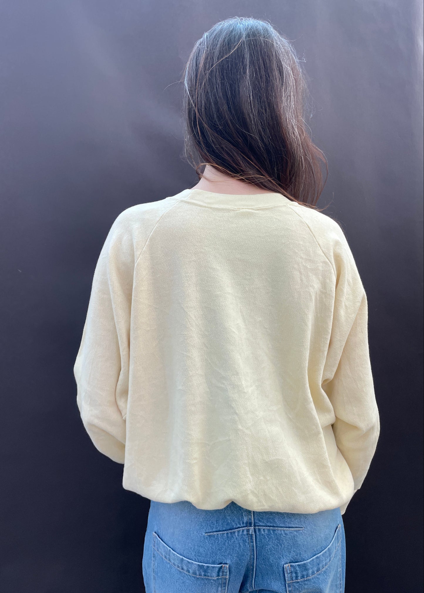 Mickey Mouse Pale Yellow Sweatshirt