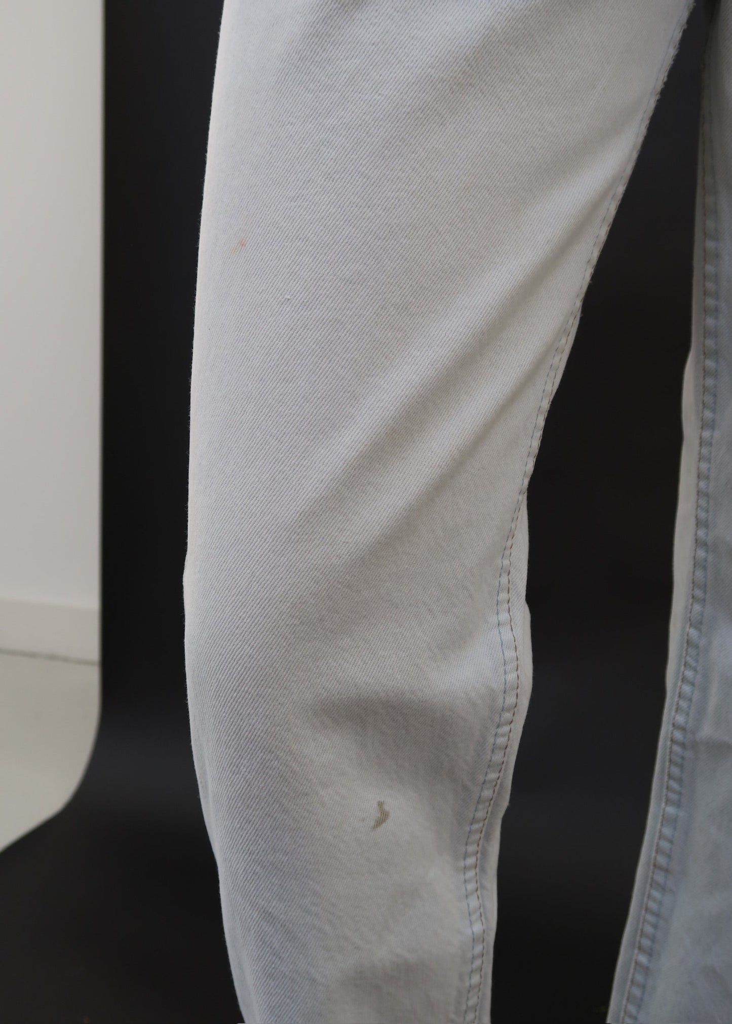 Pale Levis and Gingham Patch