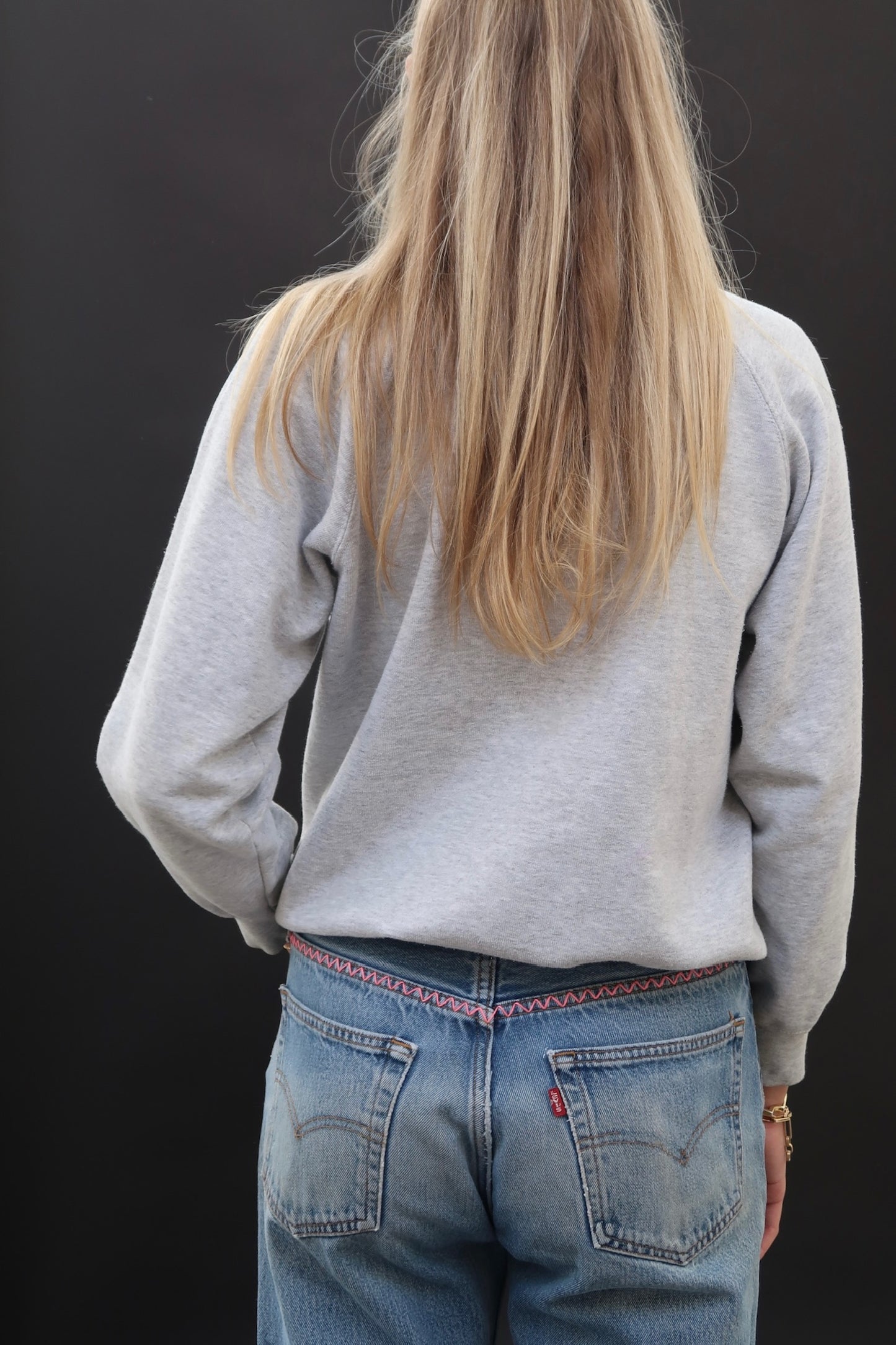 Vintage Levi's 501s with Zig Zag Embroidery