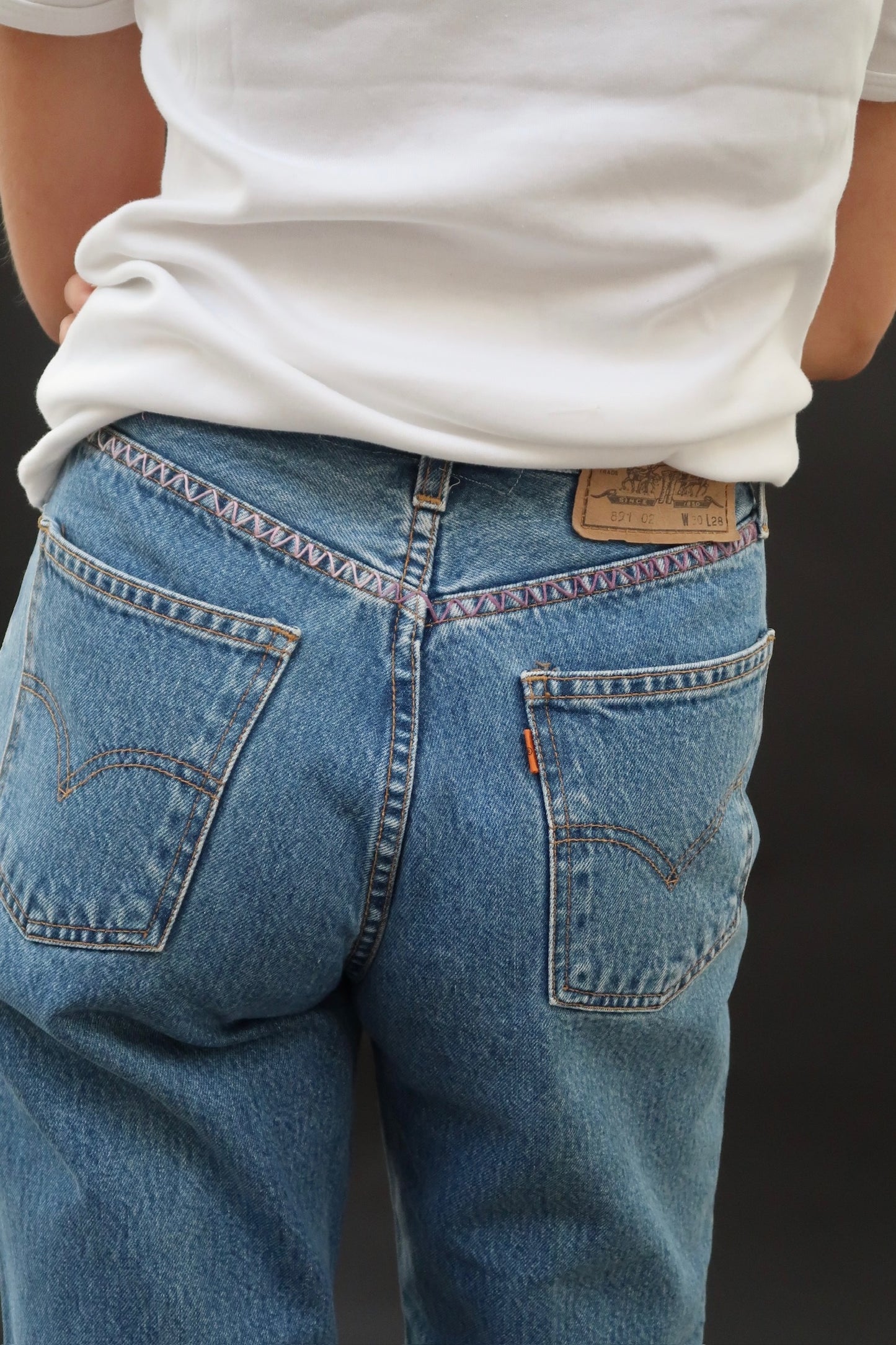 Reworked Patched Levi's