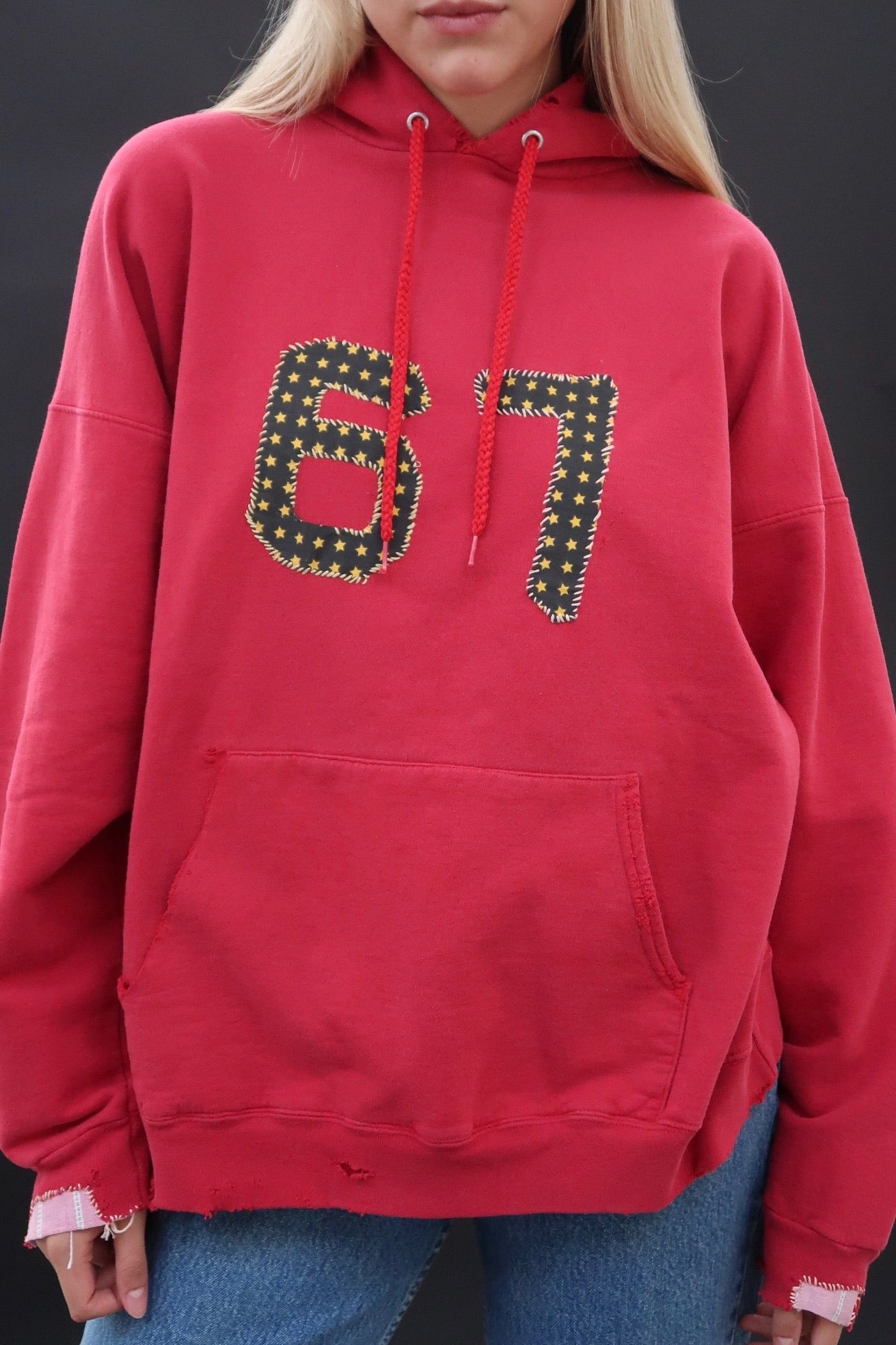 Appliqued '67' Hoodie