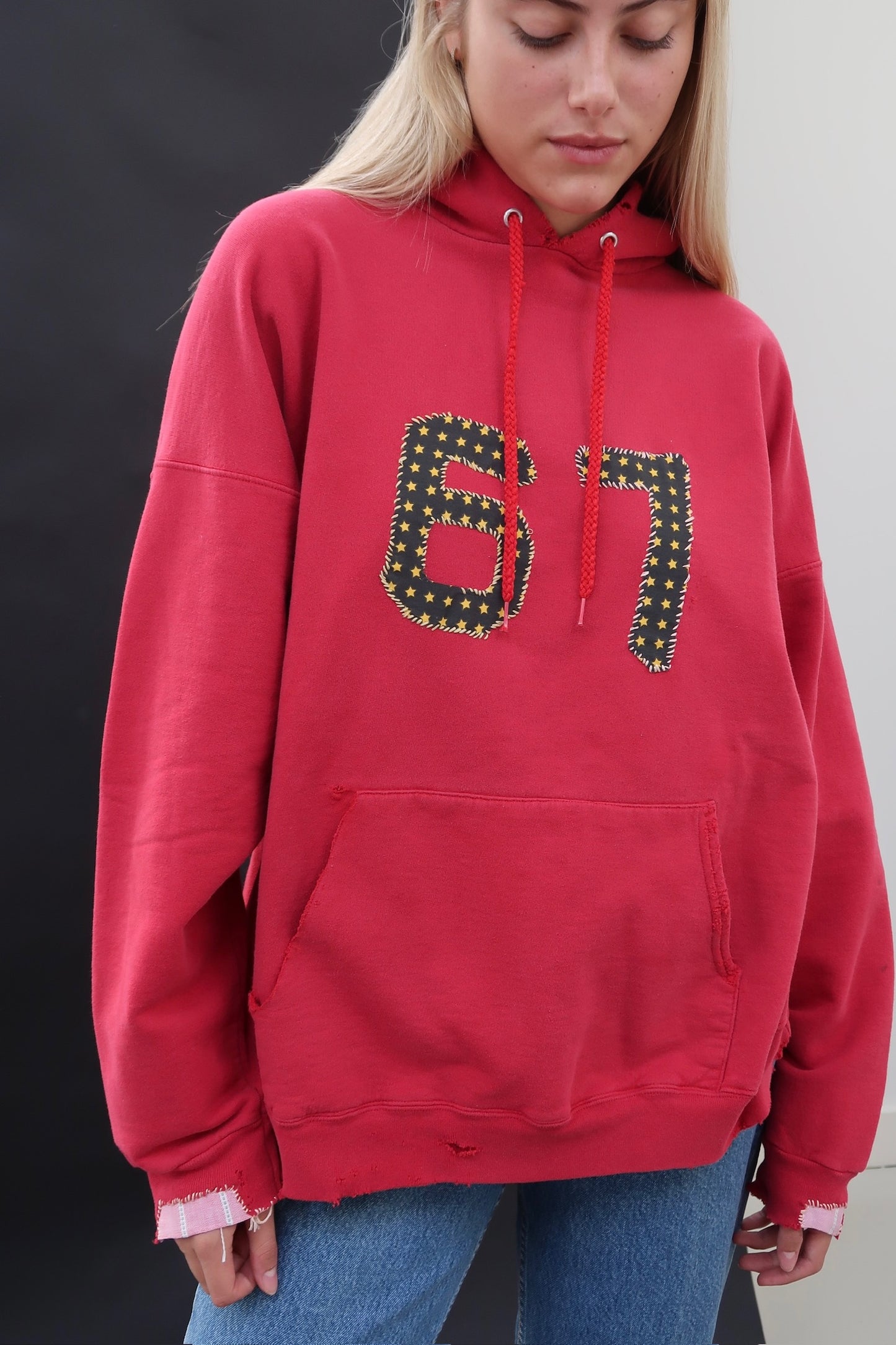 Appliqued '67' Hoodie
