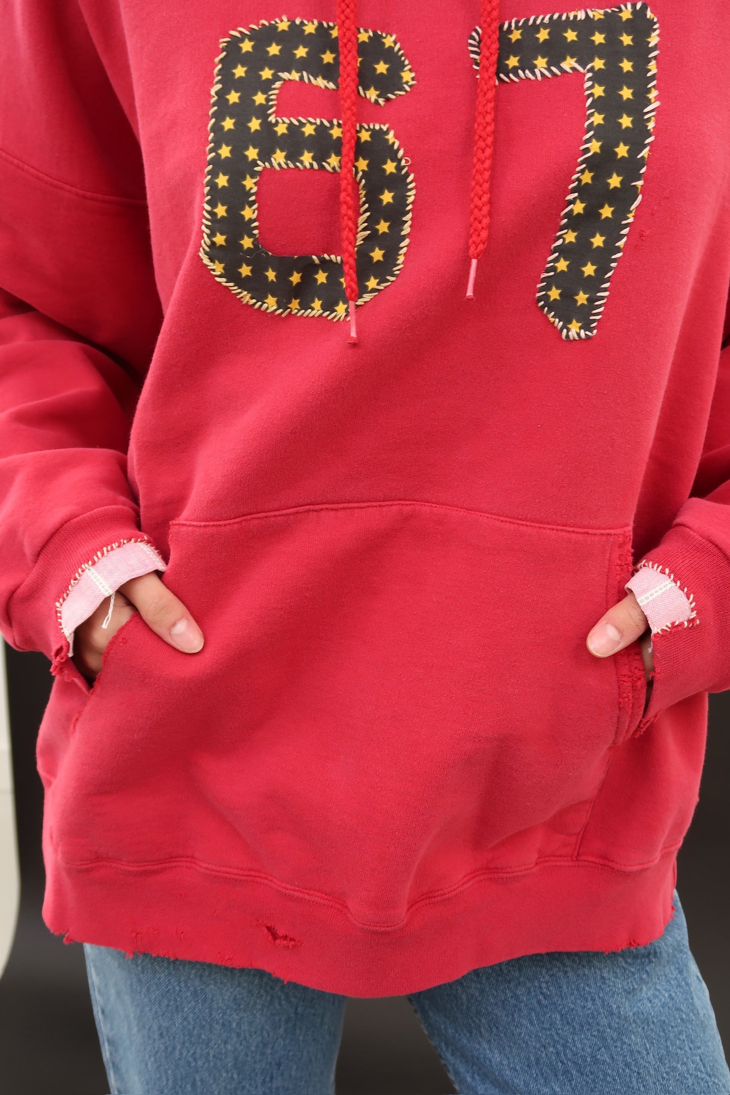 Appliqued '67' Hoodie