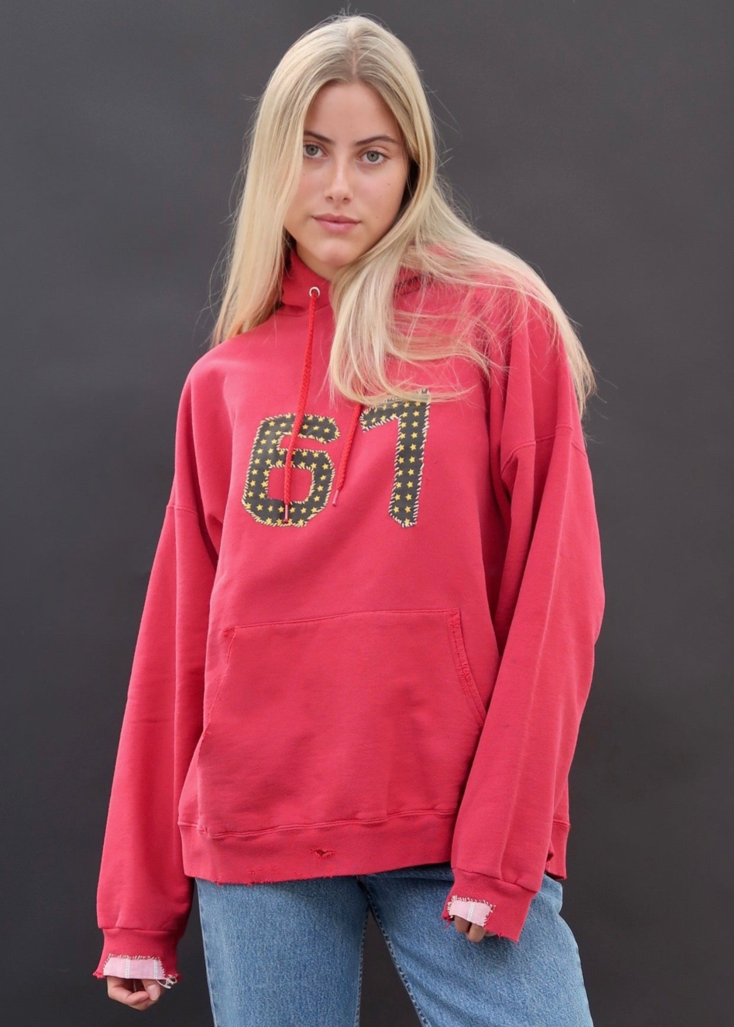 Appliqued '67' Hoodie