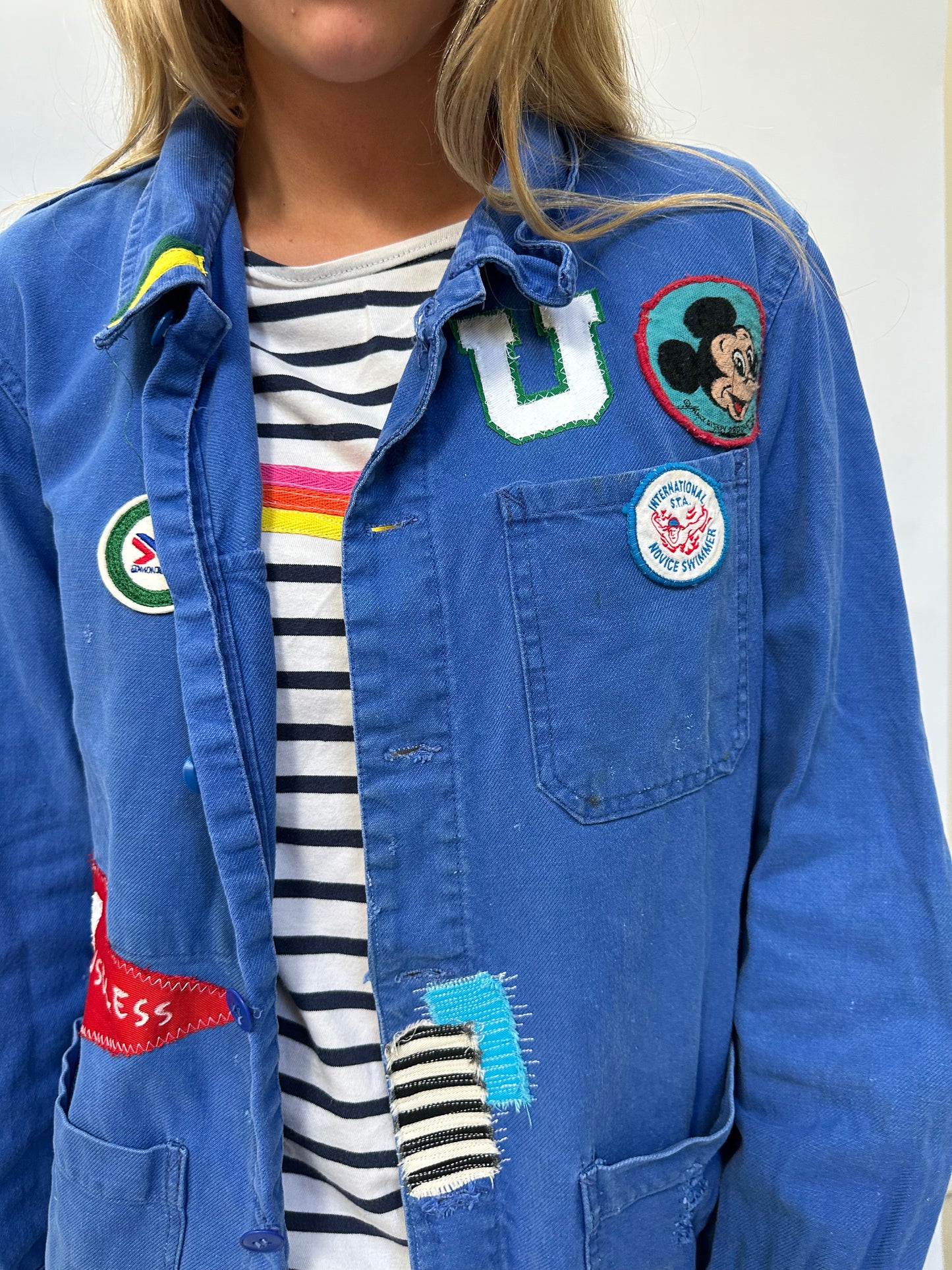 051 Upcycled French Workwear Jacket Mickey