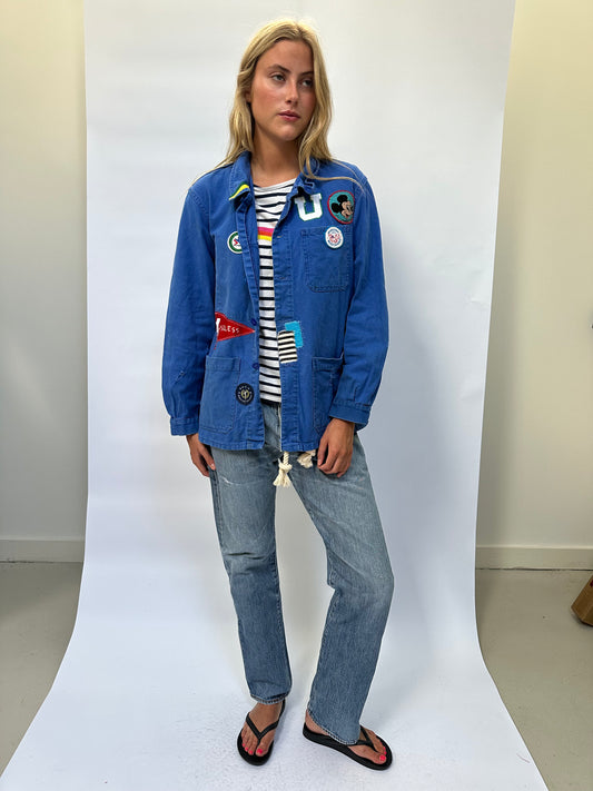 051 Upcycled French Workwear Jacket Mickey