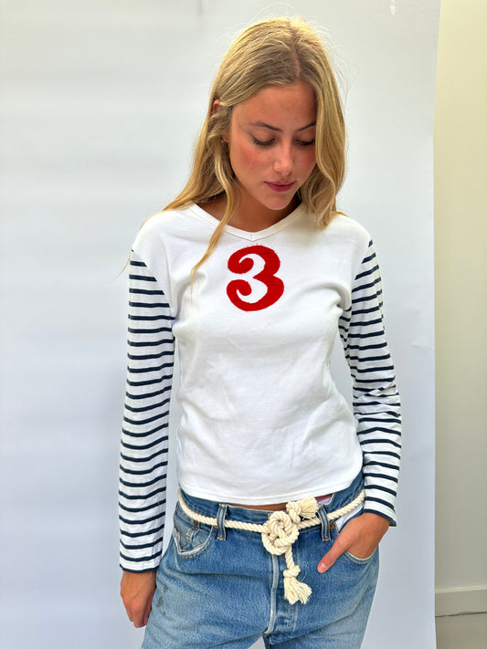 Stripy Top Long Sleeves