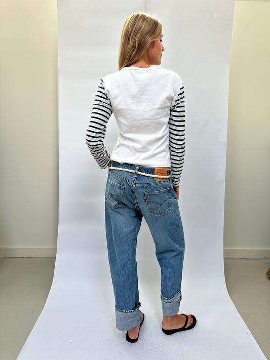 Stripy Top Long Sleeves