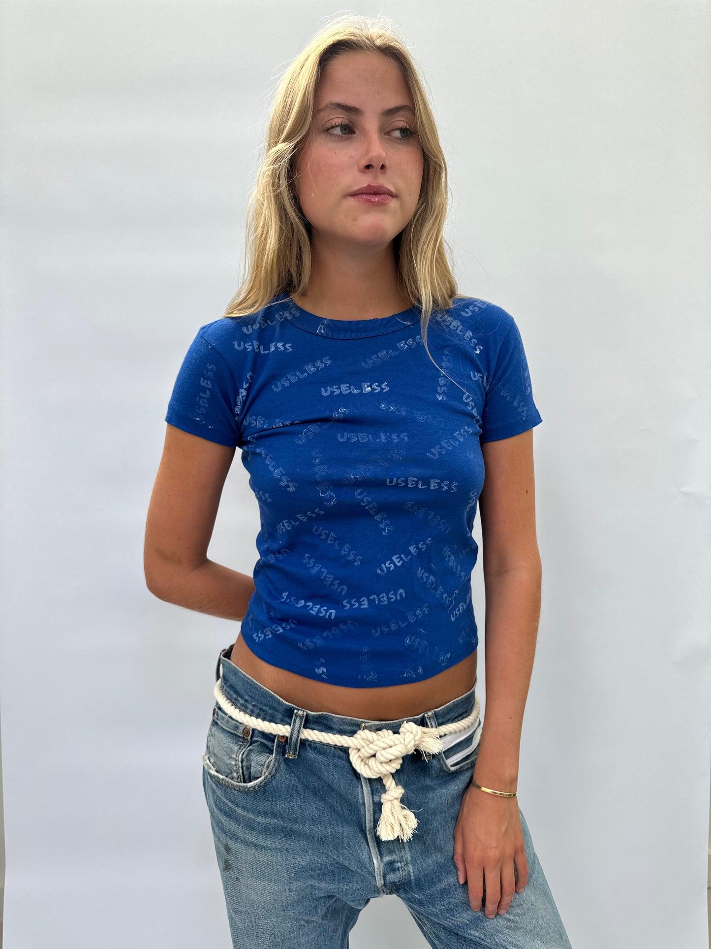 016. Blue Stamp T Shirt
