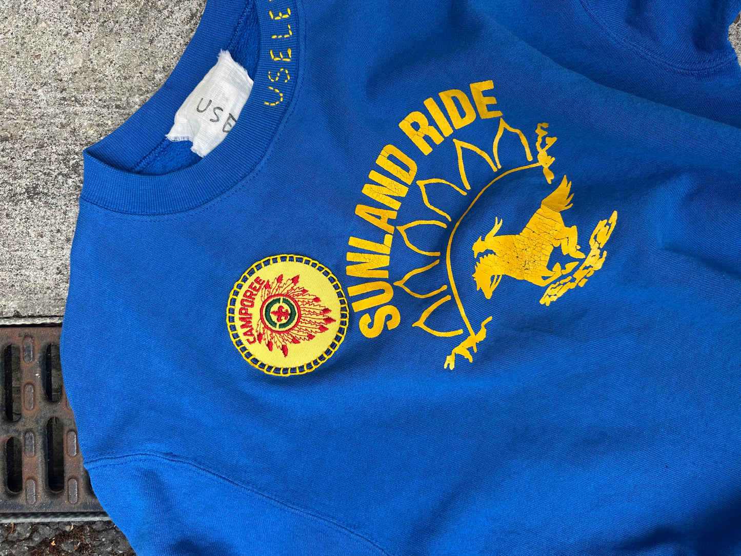 'Sunland Ride' Blue Sweatshirt