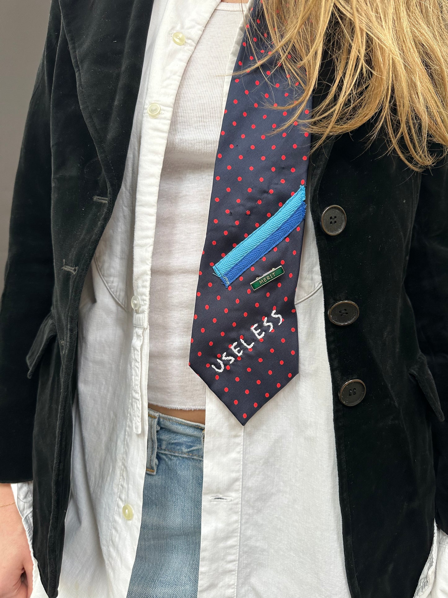 Embroidered Tie