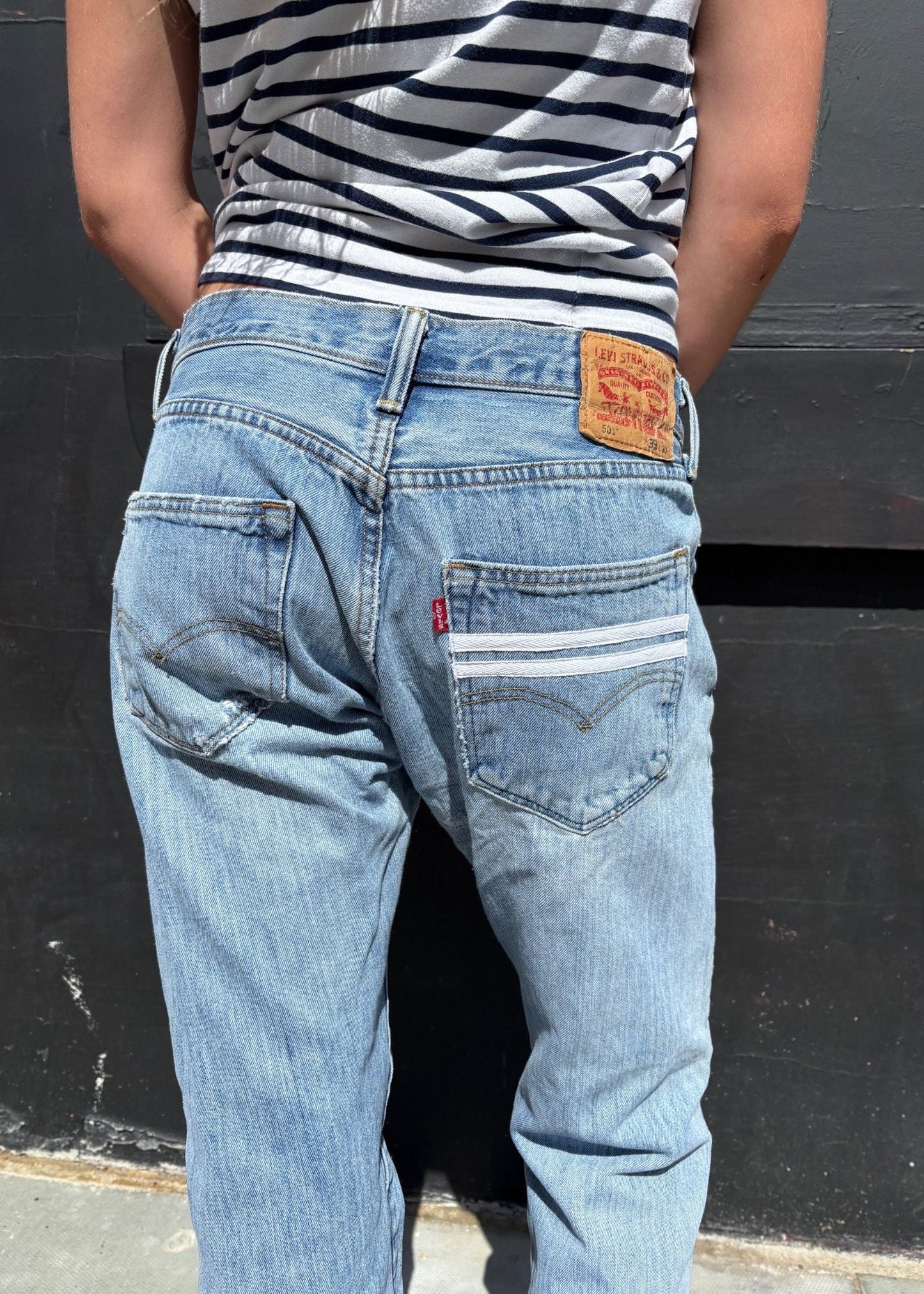 Stripe Levi's 501s