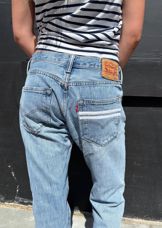 Stripe Levi's 501s